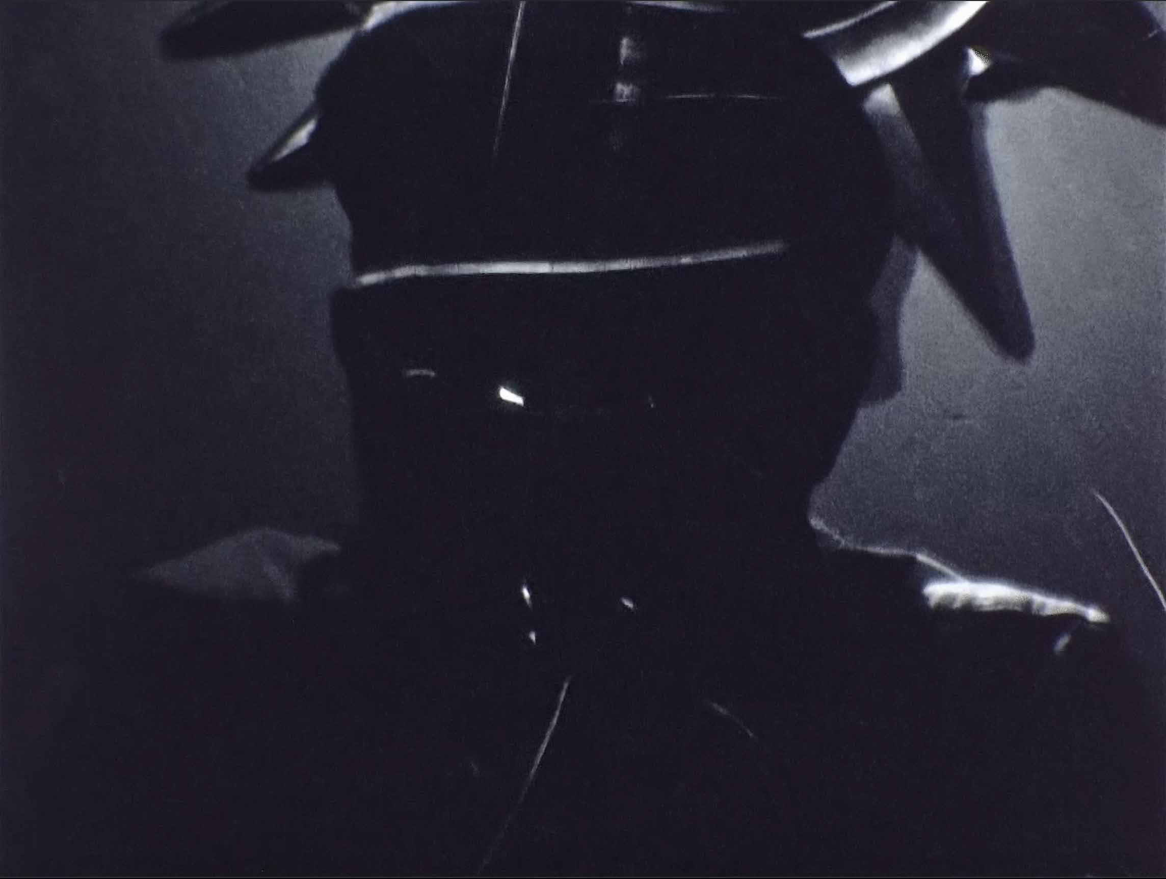 A still of the super 8 footage used in the animation sequence.
