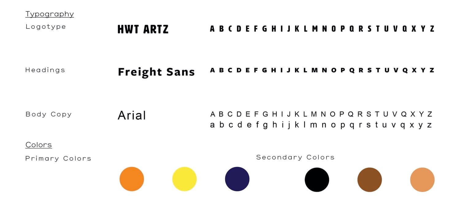 Podcast typography system